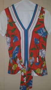 Anthropologie Floral Top size xs